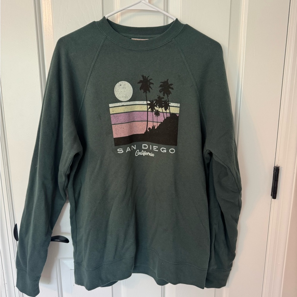 San Diego Graphic Women’s Sweatshirt - Green